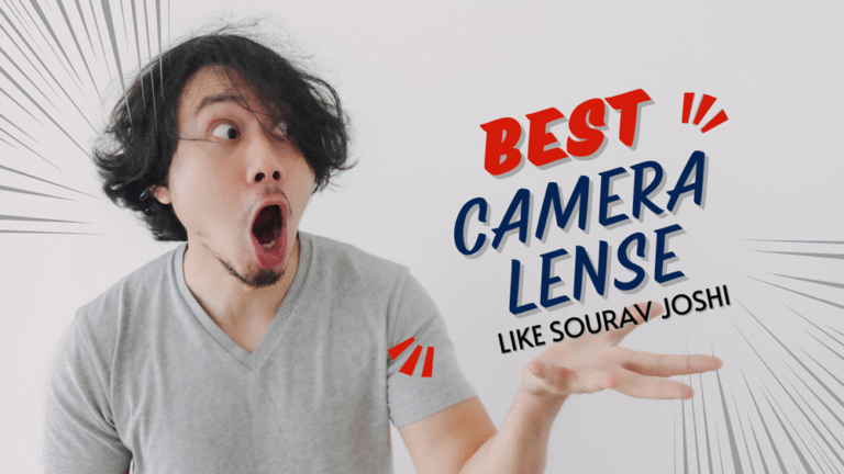 Best Camera Lens for Daily Vlogs Like Sourav Joshi