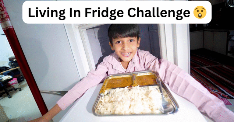 Living In Fridge Challenge 😲 – Sourav Joshi Vlogs Brings Fun to the Cold!