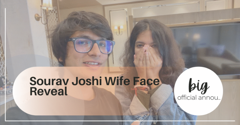 Sourav Joshi Wife Face Reveal – Photo, Video and Name Reveal