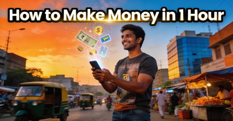 How to Make Money in 1 Hour: 13 Ways to Make Money Fast in India?
