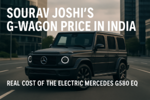 Sourav Joshi’s G‑Wagon Price in India