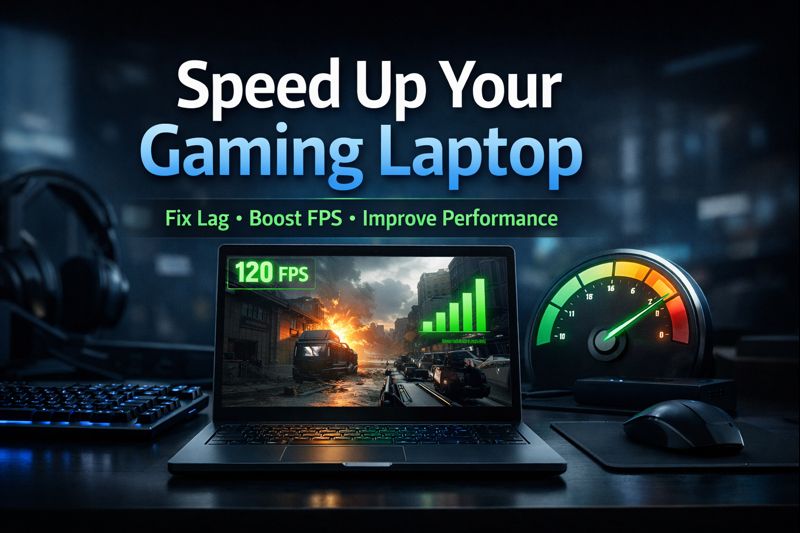 Speed up gaming laptop