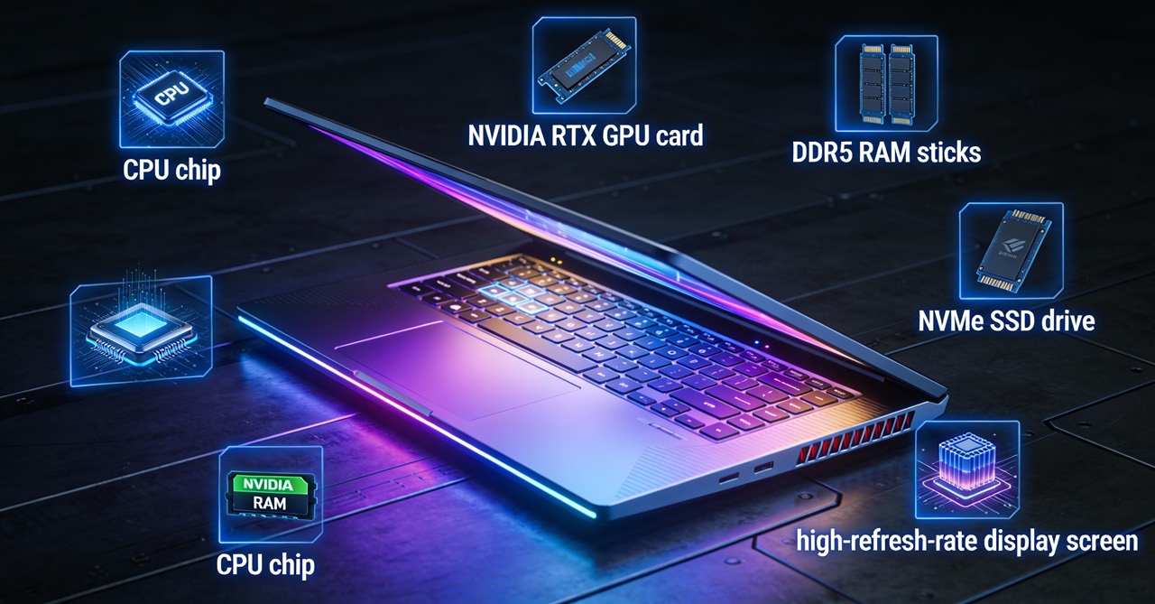 What Kind of Hardware Do Gaming Laptops Come With