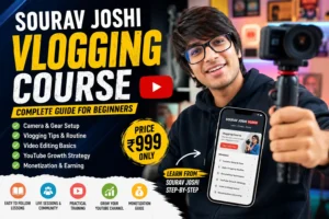 Sourav Joshi Vlogging Course: Price, App Download, Modules & Honest Review (2026)