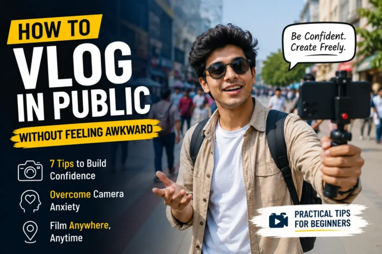 How to Vlog in Public Without Feeling Awkward: A Practical Guide for Beginners